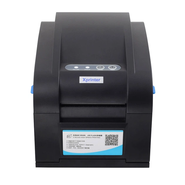 Термопринтер Xprinter XP-358BM этикеток и чеков 80мм USB+Serial+Lan - изображение 2