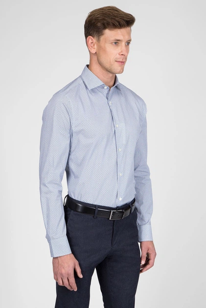 Сорочка Gant 3051714 Hurricane blue REG S - Фото 4 Сорочка Gant 3051714 Hurricane blue REG S - изображение 4