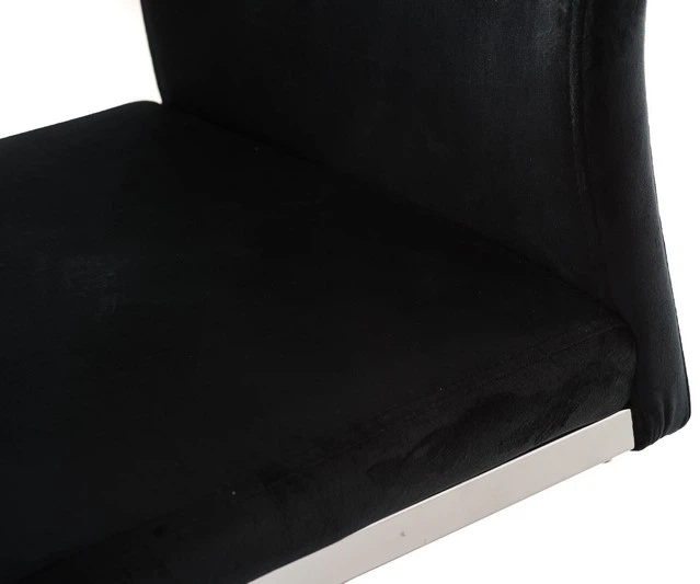 Стул для кухни и гостиной Vetro Mebel S-120 Черный (S-120-black-velvet) - изображение 8
