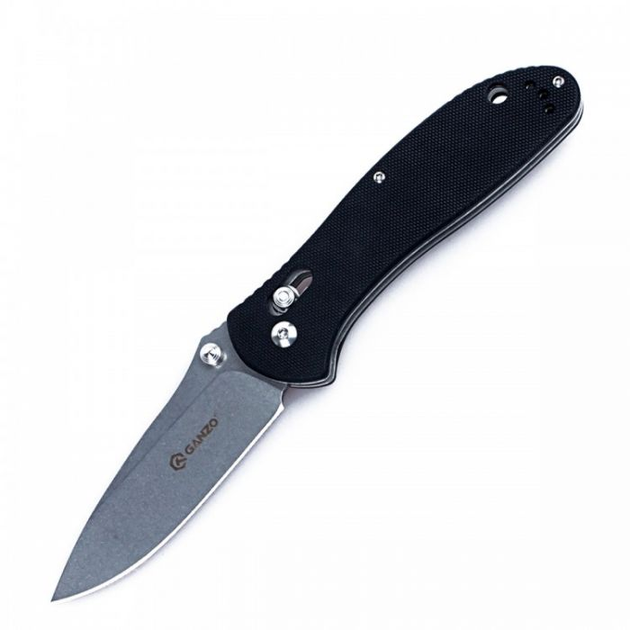 Нож Ganzo чёрный (G7392-BK) - изображение 2