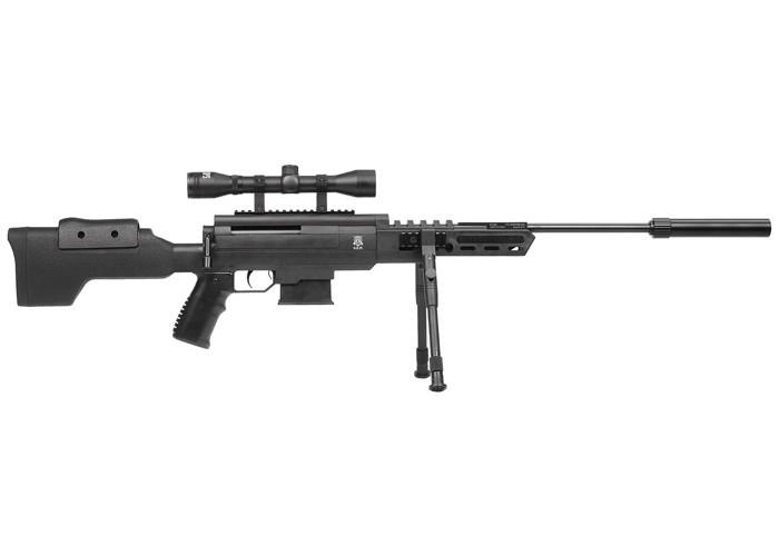 Винтовка пневматическая Norica Black OPS Sniper + прицел 4x32 - изображение 1