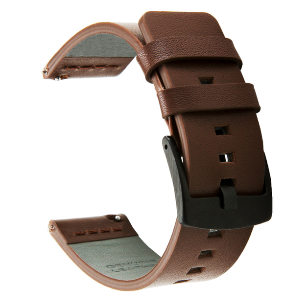 Шкіряний ремінець Primo Classic для годин Samsung Galaxy Watch Active (SM-R500)/Active 2 (SM-R820/R830) - Coffee - зображення 2