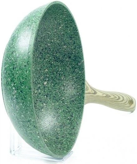 Сковорода-вок Fissman Malachite O24см с антипригарным покрытием EcoStone - изображение 3
