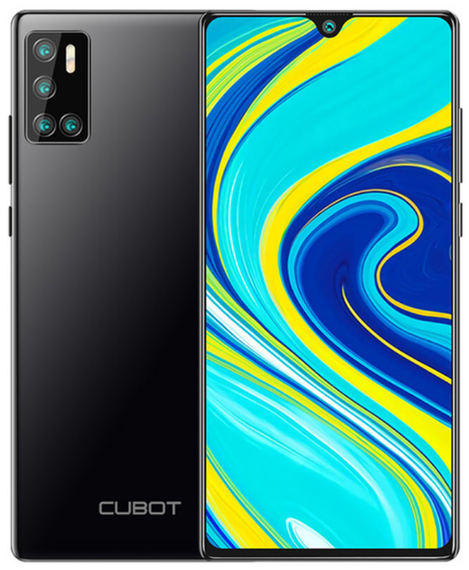 Cubot P40 4/128 Gb black, 6.2", Helio A22, 3G, 4G, NFC - Фото 1 Cubot P40 4/128 Gb black, 6.2", Helio A22, 3G, 4G, NFC - изображение 1