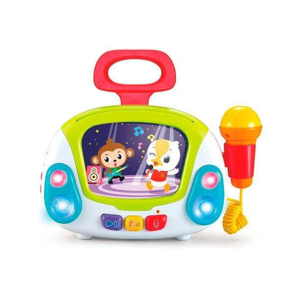 Музична іграшка Hola Toys Караоке (SKU-3138) 27 x 8 x 27 см - Фото 3 Музична іграшка Hola Toys Караоке (SKU-3138) 27 x 8 x 27 см - зображення 3