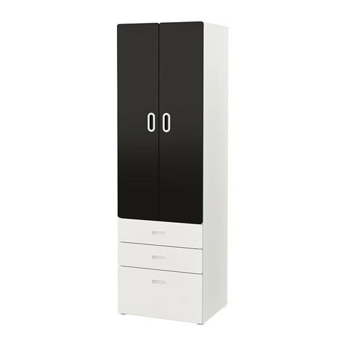 Шкаф / гардероб IKEA STUVA / FRITIDS 60x50x192 см черный 792.660.49 - изображение 1