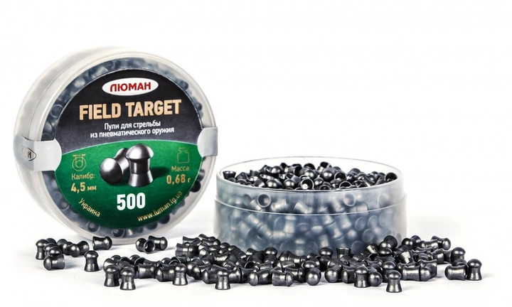 Кулі для пневматичної зброї Люман Field Target 0,68 гр, 500 шт - зображення 1