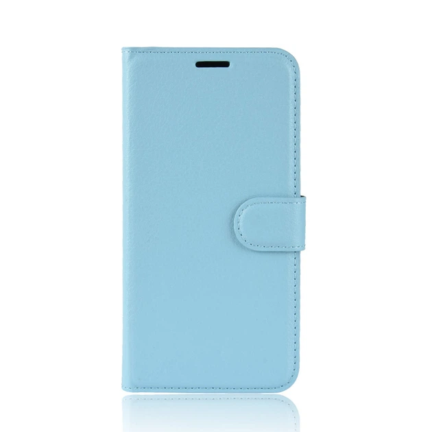 Чехол Luxury для ZTE Blade A5 2020 книжка голубой - изображение 5