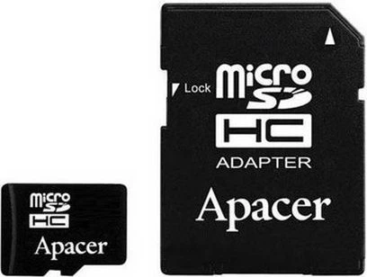 Карта пам'яті microSD 32Gb Apacer UHS-I Class 10 + адаптер (AP32GMCSH10U1-R) - Фото 1 Карта пам'яті microSD 32Gb Apacer UHS-I Class 10 + адаптер (AP32GMCSH10U1-R) - зображення 1