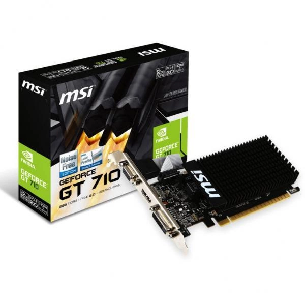Відеокарта GeForce GT710 2048Mb MSI (GT 710 2GD3H LP) - зображення 1
