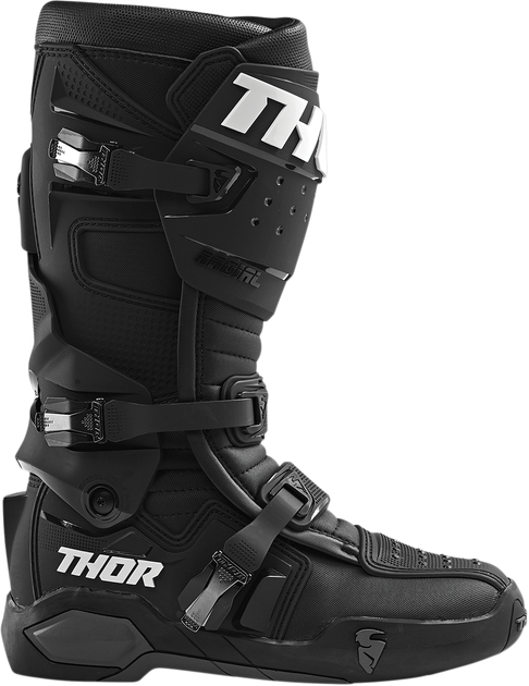 Мотоботи THOR RADIAL, 40.5, Чорний (724798) - изображение 3