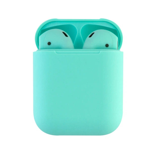 Бездротові навушники bluetooth ATRIX i12 tws green-matt - Фото 1 Бездротові навушники bluetooth ATRIX i12 tws green-matt - зображення 1