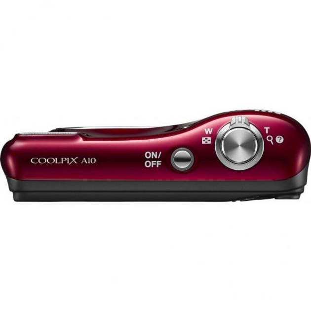 Цифровий фотоапарат Nikon Coolpix A10 Red (VNA982E1) купити