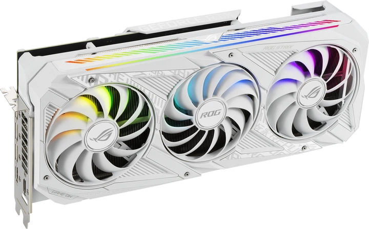 Видеокарта Asus PCI-Ex GeForce RTX 3080 ROG Strix OC White V2 LHR