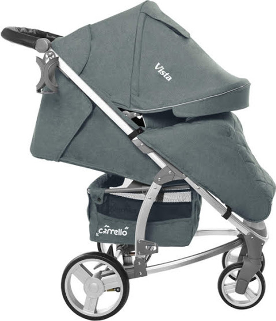 Прогулянкова коляска Carrello Vista CRL-8505 Olive Green Льон (153639 ...