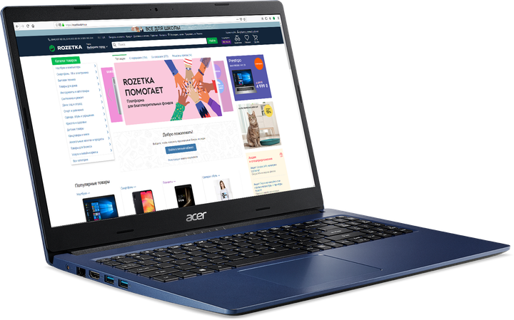 Ноутбук Acer Aspire 3 A315-55G (NX.HG2EU.012) Blue - изображение 3