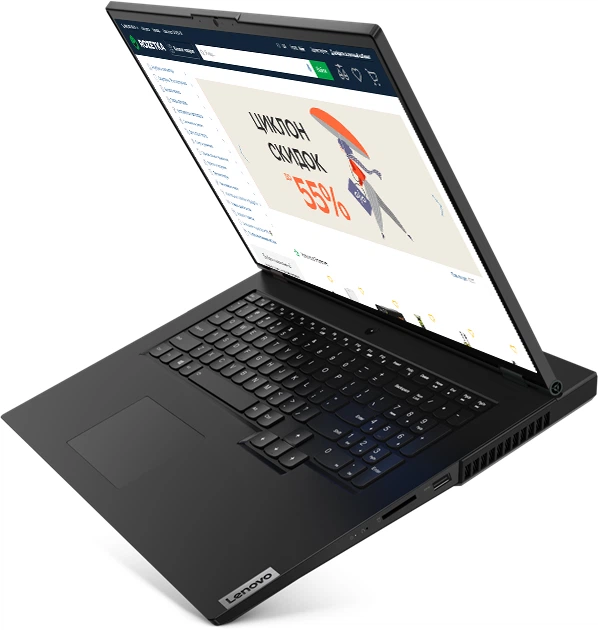Ноутбук Lenovo Legion 5 17IMH05 (82B30094RA) Phantom Black - Фото 3 Ноутбук Lenovo Legion 5 17IMH05 (82B30094RA) Phantom Black - изображение 3