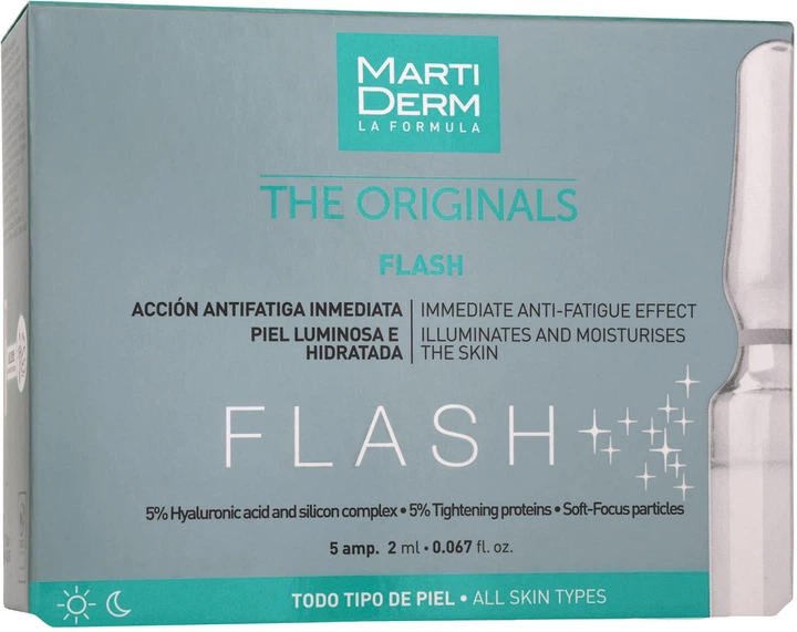 Ампулы MartiDerm The Originals Flash Ampoules 5 шт х 2 мл (8437000435600) - Фото 3 Ампулы MartiDerm The Originals Flash Ampoules 5 шт х 2 мл (8437000435600) - изображение 3