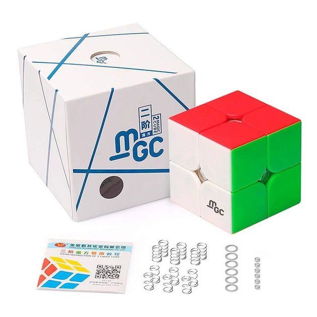 Кубик Рубіка 2x2 MoYu MGC Магнітний Кольоровий (YJ8102-C) - зображення 3