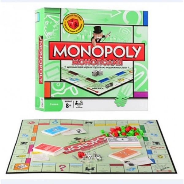 Монополия (Monopoly) настольная классическая игра 6123RU - изображение 3
