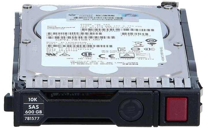 HP 781516-B21-600GB 12G SAS 10K 2.5in SC ENT HDD