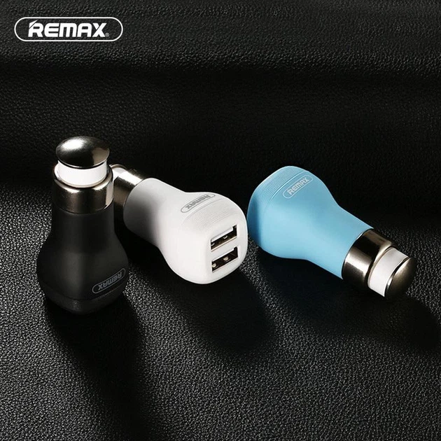 Автомобильное зарядное устройство Remax RCC207 Flinc (2USB 2.4A) Black - изображение 4