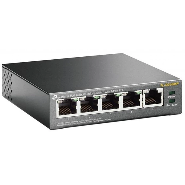 Комутатор мережевий TP-Link TL-SG1005P - зображення 2