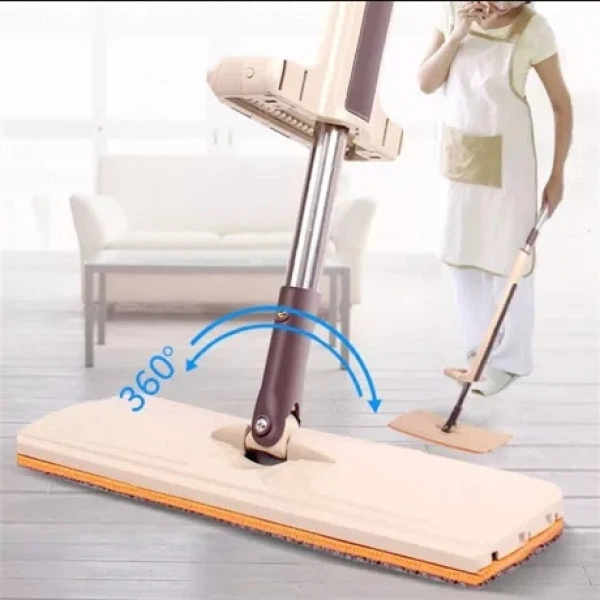 Швабра лентяйка для быстрой уборки с отжимом SPIN MOP 360 с микрофиброй, швабра с отжимом (D-2019091360) - Фото 7 Швабра лентяйка для быстрой уборки с отжимом SPIN MOP 360 с микрофиброй, швабра с отжимом (D-2019091360) - изображение 7