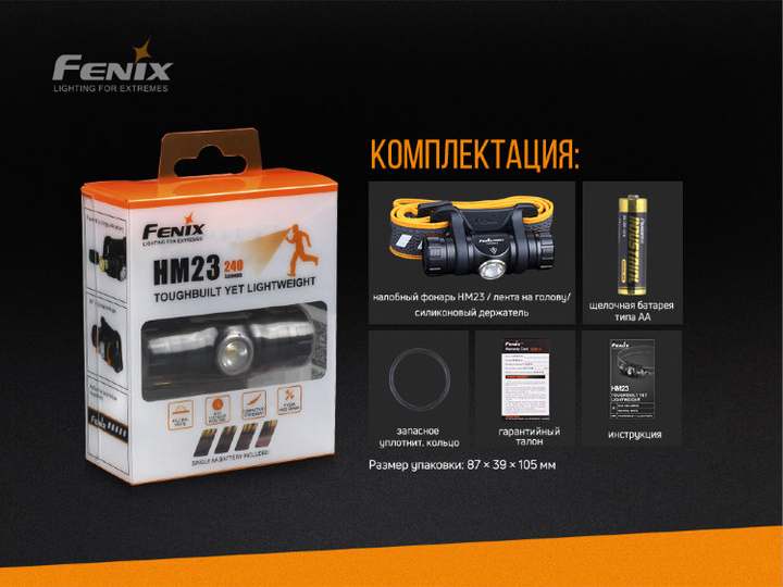 Ліхтар налобний Fenix HM23 Cree Neutral White LED (HM23) - зображення 5