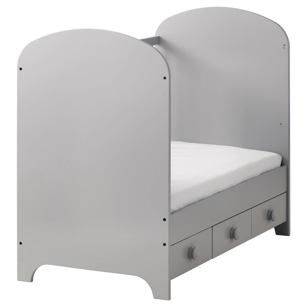 Дитяче ліжко IKEA (ІКЕА) GONATT світло-сірий (002.579.53) - Фото 2 Дитяче ліжко IKEA (ІКЕА) GONATT світло-сірий (002.579.53) - зображення 2