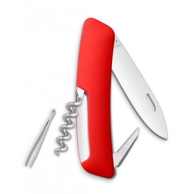Швейцарский складной нож Swiza D01,красный - изображение 2