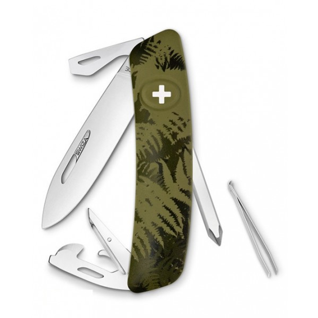Швейцарский складной нож Swiza C04 Silva,хаки - изображение 1