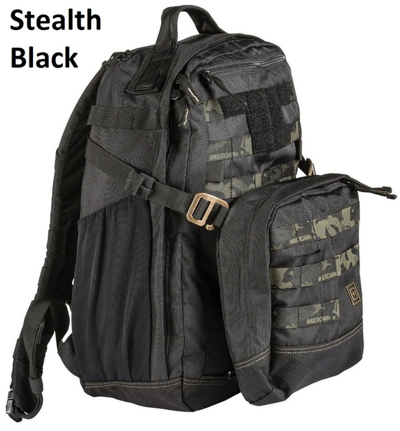 Рюкзак тактичний з сумкою 5.11 MIRA 2-IN-1 PACK 25L 56348 Stealth Black - зображення 1