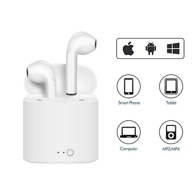 Беспроводные Bluetooth наушники HBQ i7 mini TWS White купить в интернет ...