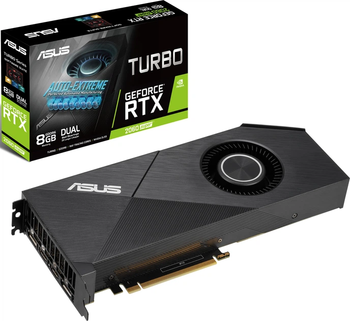 Видеокарта Asus PCI-Ex GeForce RTX 2060 Super Turbo EVO 8GB GDDR6