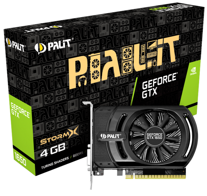 Видеокарта Palit PCI-Ex GeForce GTX 1650 StormX 4GB GDDR5