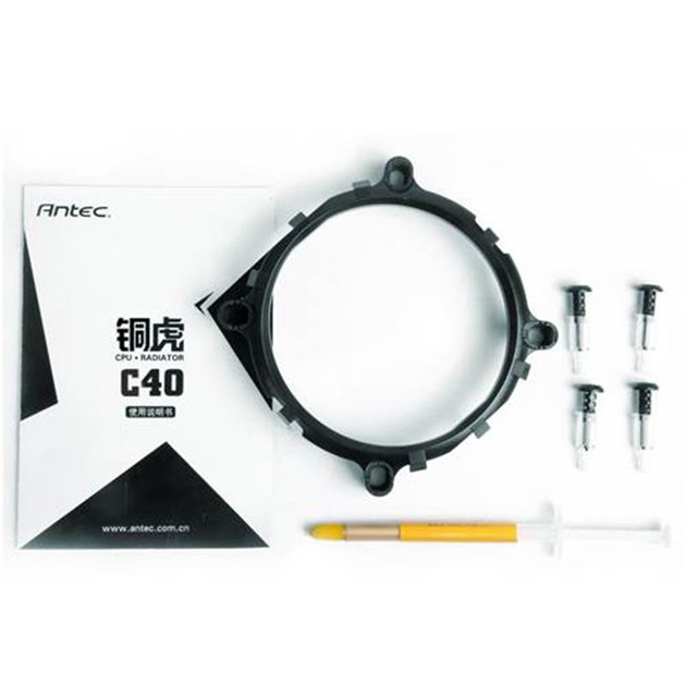 Кулер процессорный Antec C40 Blue LED (0-761345-10929-1), Intel: 775/1150/1151/1155/1156/1366 AMD: FM2/FM1/AM3/AM3+/AM2+/AM2/AM4, 136.5х100х77 мм, 4-pin - изображение 7