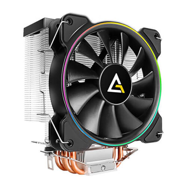 Кулер процессорный Antec A400 RGB (0-761345-10921-5), Intel: 775/1150/1151/1155/1156/1366/2011/2066 AMD: FM2/FM1/AM3/AM3+/AM2+/AM2/AM4, 155х125х76 мм, 4-pin - изображение 2