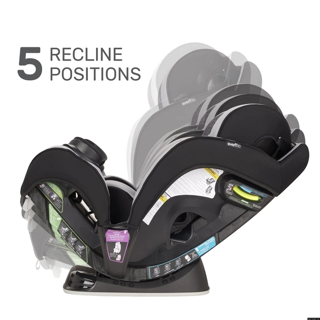 Evenflo® автокрісло EveryStage DLX (авт) - LATITUDE (група від 1,8 до 54,4 кг) - изображение 5