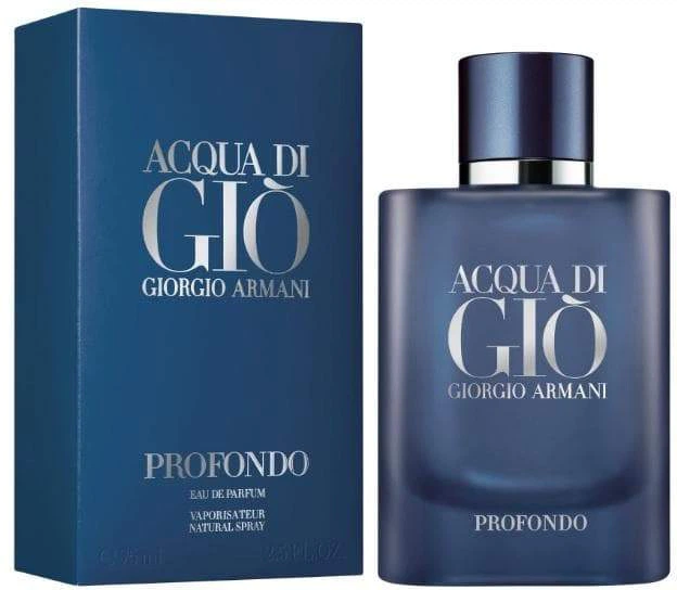 Парфюмированная вода для мужчин Giorgio Armani Acqua Di Gio Profondo Men 75 мл (3614272880344) - Фото 1 Парфюмированная вода для мужчин Giorgio Armani Acqua Di Gio Profondo Men 75 мл (3614272880344) - изображение 1