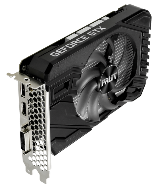 Відеокарта Palit PCI-Ex GeForce GTX 1650 StormX OC 4GB GDDR6 (128bit ...