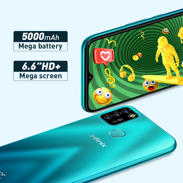 Мобильный телефон Infinix Hot 10 Lite 2/32Gb 6.6" Green - изображение 3