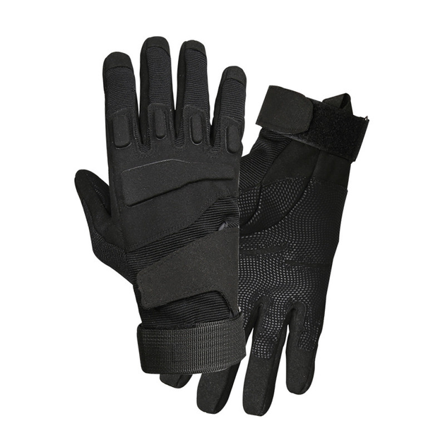 Перчатки тактические Lesko E002 Black XL мужские полнопалые - изображение 1