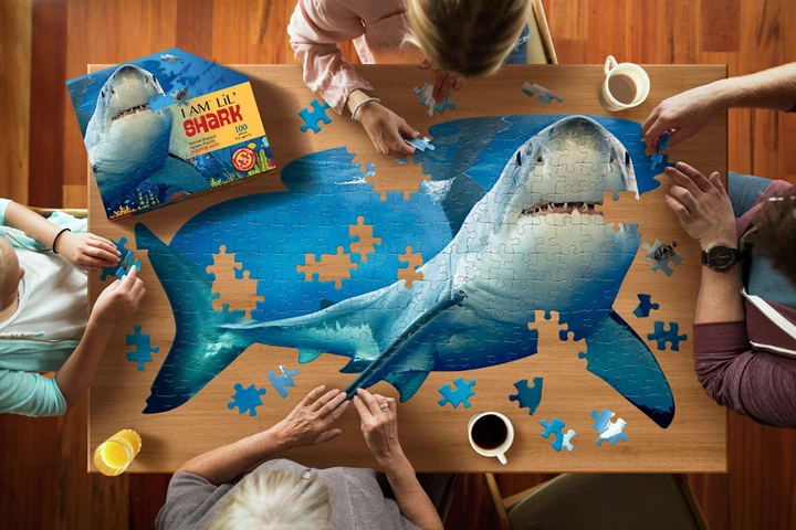 Пазл I AM Акула 100 елементів  TOYS4013(40232318016) - зображення 4