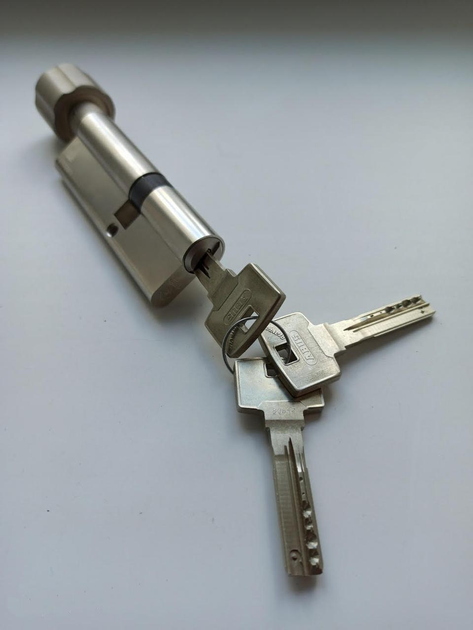 Циліндр Abus Bravus compact 1000 100 (30x70) ключ-поворотник 3Key - зображення 2