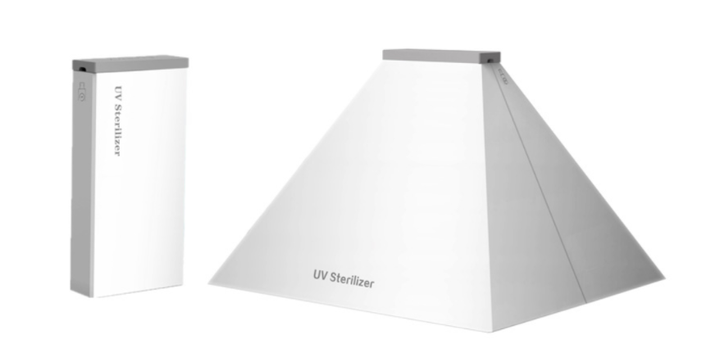 УВЦ стерилізатор кишеньковий для грошей та іншої дрібниці + купол, білий - зображення 1