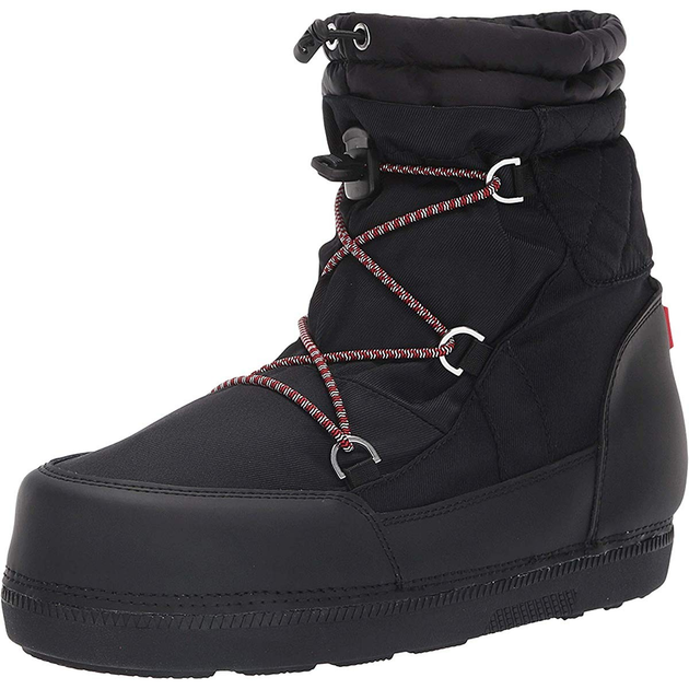 hunter short quilted snow boots