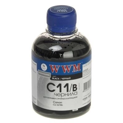 Чорнило WWM C11/B for Canon CLI-521B/CLI-426B 200g Black (C11/B_200g) - Фото 1 Чорнило WWM C11/B for Canon CLI-521B/CLI-426B 200g Black (C11/B_200g) - изображение 1