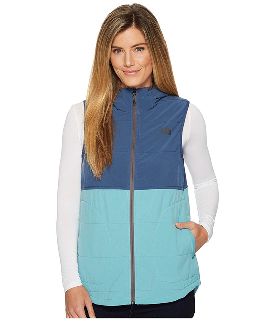 The north face mountain sweatshirt hooded on sale vest