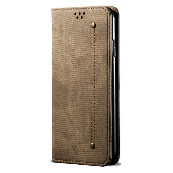 Чохол-книжка з кишеньками UniCase Jeans Wallet для Xiaomi Redmi 10 / 10 (2022) / 10 Prime - Green - зображення 3